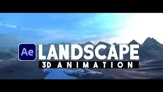Create 3D Landscape in 6 Minute | After Effects & Element 3D Tutorials