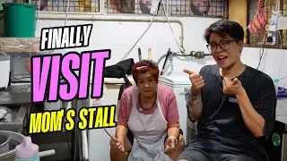 我妈nag了我多年… I Finally Visit Her Sotong Ball Stall 🦑😂