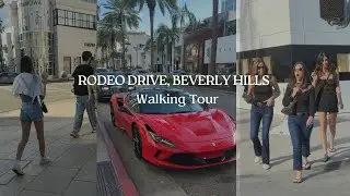 Rodeo Drive Beverly Hills Walking Tour 4K (What people are wearing, Exotic Cars, Luxury Stores)