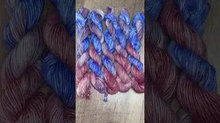 Hand dyed silver sparkle sock yarn #yarn #yarntube #handdyedyarn #crochet #knitting #handdye #crafty