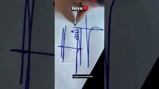 Tag them Iniya❤💥... #sign #signature #signfabrication #art #signart #calligraphy #signatureideas