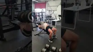 80kg incline dumbbells x 5 with FAT GRIPZ