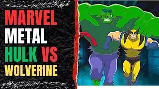 Hulk Vs Wolverine | A Soulless AI Metal Song Title: Claws of Fury
