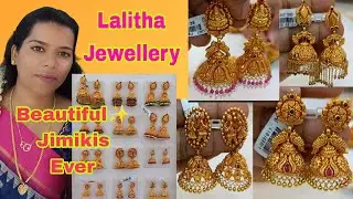 Lalitha jewellery Beautiful Trending jimiki Designs! Must Watch Designs ✨ #likeshallu