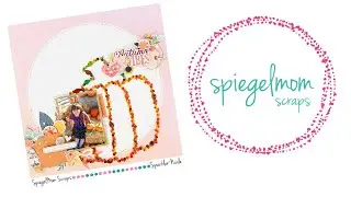 Autumn Vibes 12x12 Scrapbooking Layout using the Twisted Leaves Sequin Mix | Sparkler Nicole