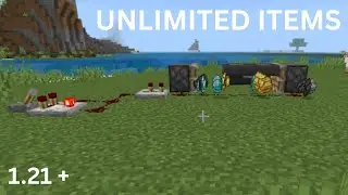How to build duplicate Items glitch in Bedrock Edition MCPE 1.21