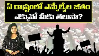 State Wise MLA's Monthly Salary in India | ఏ రాష్ట్ర ఎమ్మెల్యేలు అత్యధిక జీతం పొందుతున్నారో తెలుసా?