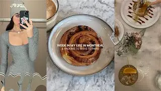 A week in Montreal before moving to Paris to study architecture (friends, food, coffee, work, etc)