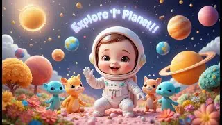 Little Planet Song 🌍🪐✨ | Learn Planets & Earth | Fun Space Song for Kids, Toddlers & Preschoolers