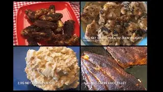 4 Keto Recipes | Keto Spicy Wings, Keto Basil Thighs, Keto Tuna Fish, Keto Cajun Catfish