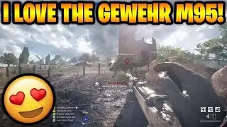 I LOVE THE GEWEHR M95! - Battlefield 1 Sniping