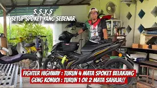 TIPS PEMILIHAN SPOKET UNTUK GENG HIGHWAY & GENG KONVOI, Serius mmg ada BEZA 🤙🏾