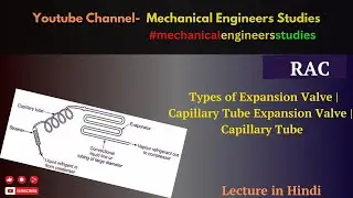 Types of Expansion Valve | Capillary Tube Expansion Valve | Capillary Tube