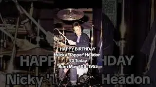 Nicky Topper Headon Happy Birthday #news, #shorts, #theclash,