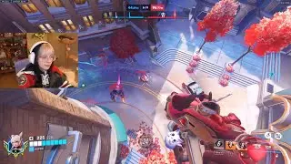 16K Heals! Aspen is 200 IQ JUNO - Overwatch 2 Gameplay Season 20 Top 500