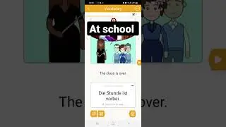 learn German conversation for begginers (at school)
