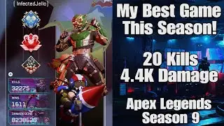 20 Kills 4.4K Damage w/Octane! - Apex Legends Season 9 - PS5