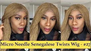 UniqueBraidedWigs Micro Needle Senegalese Twists Handmade Braided Wig - Color 27