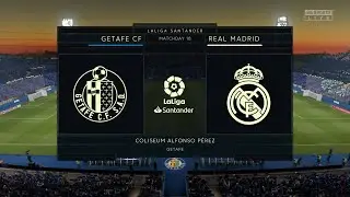 FIFA 20-Getafe VS Real Madrid Gameplay HD