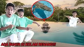 Gawat! Kita Menemukan Sarang Buaya Dikolam Renang?? | Mikael Family