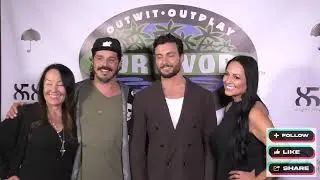 Edna Ma, Ozzy Lusth, Davide Sanclimenti and Cristina Coria at the Brice & Wen's Survivor 49 Finale P
