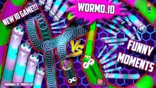 NEW SNAKE .IO GAME!: WORMO.IO [BIZCUIT VS SLITH] WORLD RECORD GAMEPLAY | FUNNY MOMENTS & DANK MEMES!