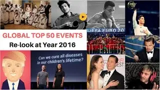 Re-look at Year 2016 - Global Top 50 Events
