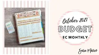 October 2021 Budget & Sinking Fund Set Up | Sara Marie Stickers | EC Monthly |