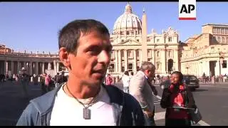 Two Italians who claim sexual abuse by priests end protest march