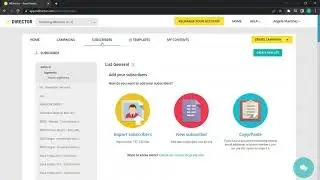 How to import my contact list into MDirector?