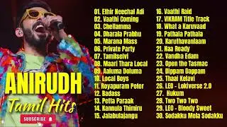 🔥 Anirudh Tamil Hits Jukebox | Anirudh Dance & Workout Songs | Trending Hits