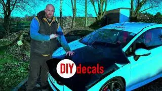 Putting decals on my driving instructor car part two