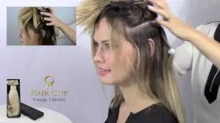Extensions à clips cheveux naturels Hair-Clip Professionnel