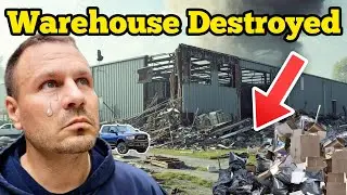 THE WAREHOUSE IS DESTROYED So Sad For Previous Storage Owner