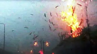 Crazy Close Up Lightning Strike Compilation 2017