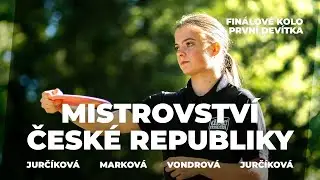 Fin&aacute;le žen na MČR V DISCGOLFU 2025 | prvn&iacute; dev&iacute;tka | Jurč&iacute;kov&aacute;, Markov&aacute;, Vondrov&aacute;, Jurč&iacute;kov&aacute;