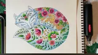 January 20, 2026 12 Pencil challenge with Prismacolor Botanical set