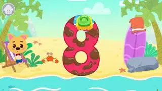 Learning 8-9-0-10 Numbers with Cute Fox 🦊🐟 Learn to Count for Kids | T&uuml;rk&ccedil;e İngilizce Sayılar!