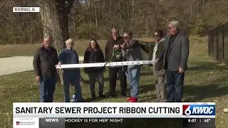 Ribbon cutting held for sanitary sewer project