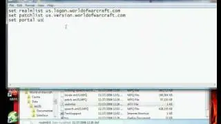 Finding your WoW realmlist and folder