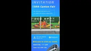 Welcome to visit our booth at the 138th Canton Fair!