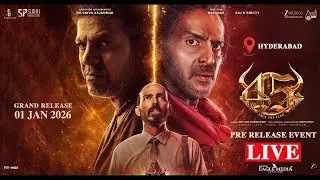 45 Movie Pre Release Launch Event LIVE | Hyderabad | Upendra | Shiva Rajkumar | Raj B Shetty