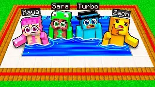 El ÚLTIMO en Salir de LA PISCINA Gana $100.000 en Minecraft!