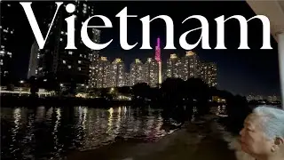 Saigon's Magical Nightlife: Water Taxi Tour Experience in Ho Chi Minh City 🇻🇳 #travel