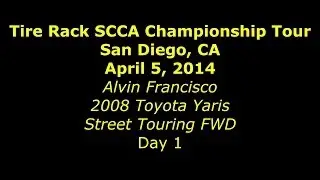 Tire Rack SCCA National Tour San Diego Autocross Day 1 Alvin All Runs