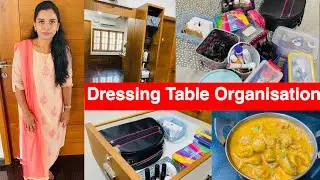 Dressing Table Cleaning & Organisation|My Makeup Collections|Restaurant Style Mushroom Gravy