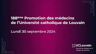 Proclamation 2024 de la Faculté de médecine et médecine dentaire