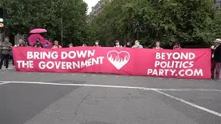 Beyond Politics Protestors Block Road After Police Stop and Search