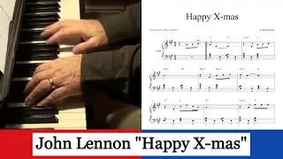 Happy X-mas - John Lennon (easy piano solo!)