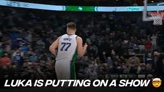 Luka Doncic With a Stepback Three on LaMarcus Aldridge and Luka was Loving It!